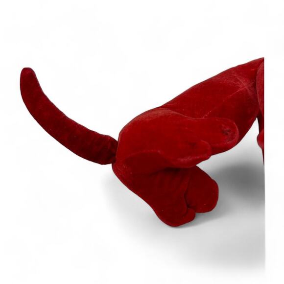 Vintage Dakin Dream Pets Red Poodle Dog Puppy Stuffed Velvet 9" Japan Collector - Picture 9 of 13